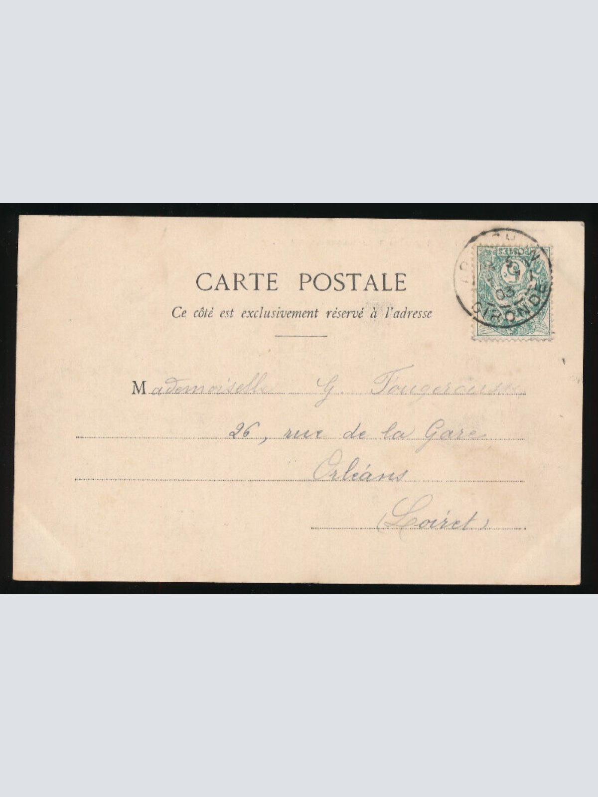 AK aus Arcachon Bauern bei der Arbeit Resiniers Recueillant la Resine (3289)