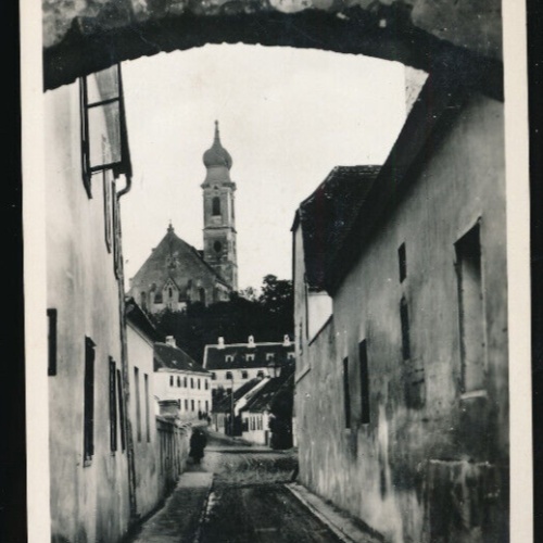 AK aus Mistelbach Kirchengasse Niederösterreich (2581)