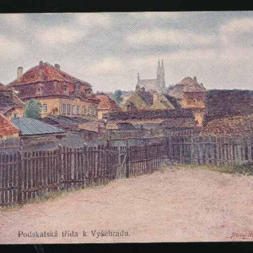 AK aus Podskalska trida k Vysehradu Tschechoslowakei (3231)