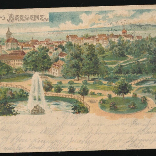 AK gruss aus Bregenz Vorarlberg (2566)