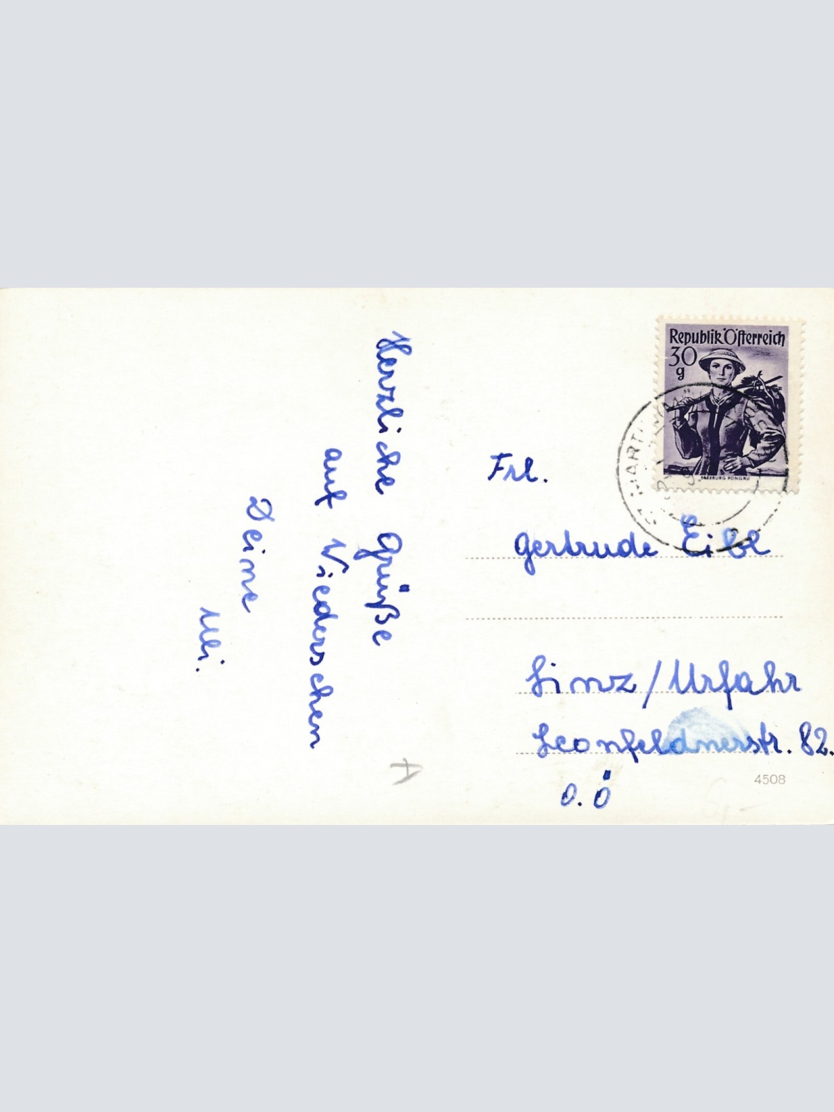 AK, Fliegeraufnahme, St. Martin im Mühlkreis, Oberösterreich (S195)