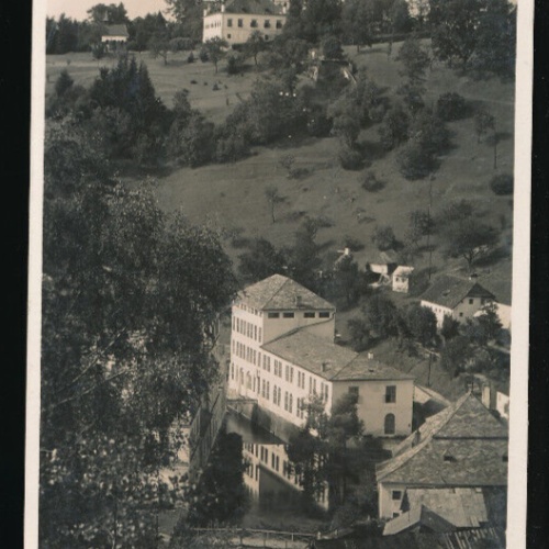 AK aus Helfenberg mit Fabrik und Schloss Oberösterreich (3416)