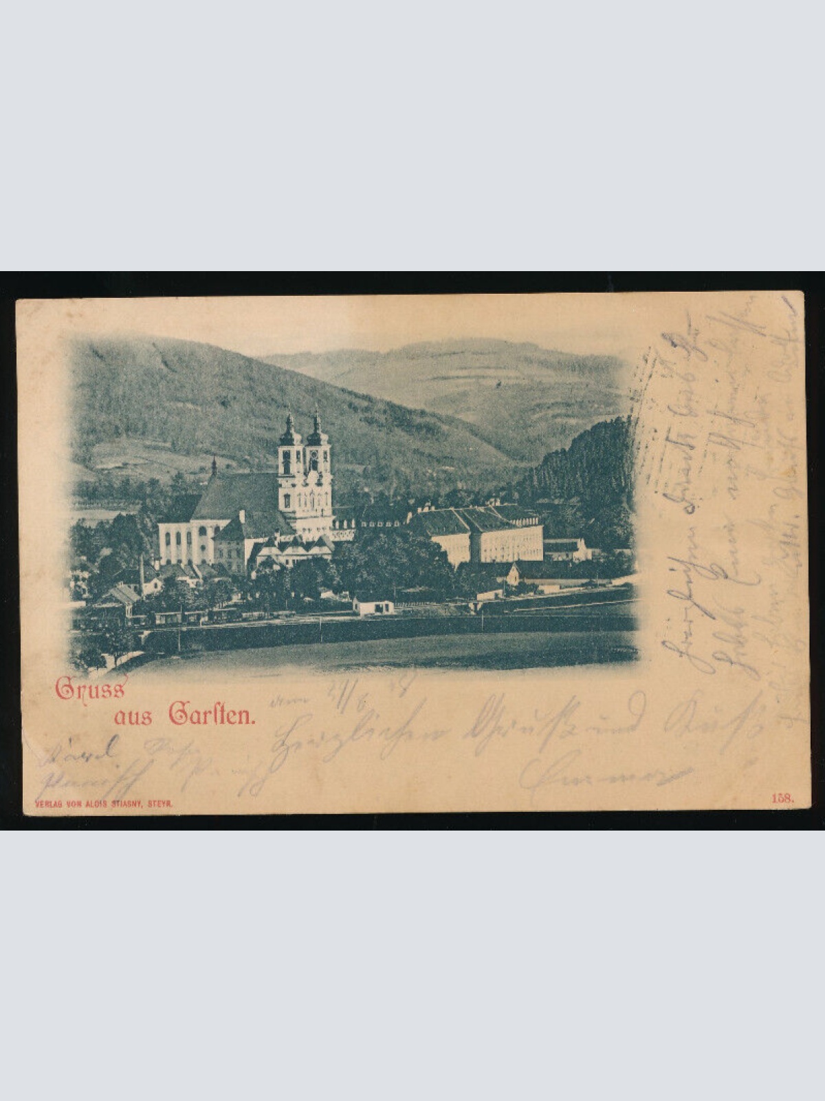 AK gruss aus Garsten Oberösterreich (3291)