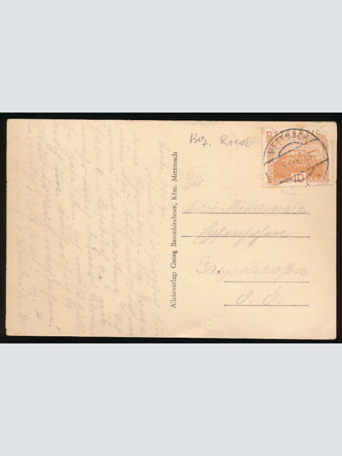 AK aus Mettmach Oberösterreich (3344)