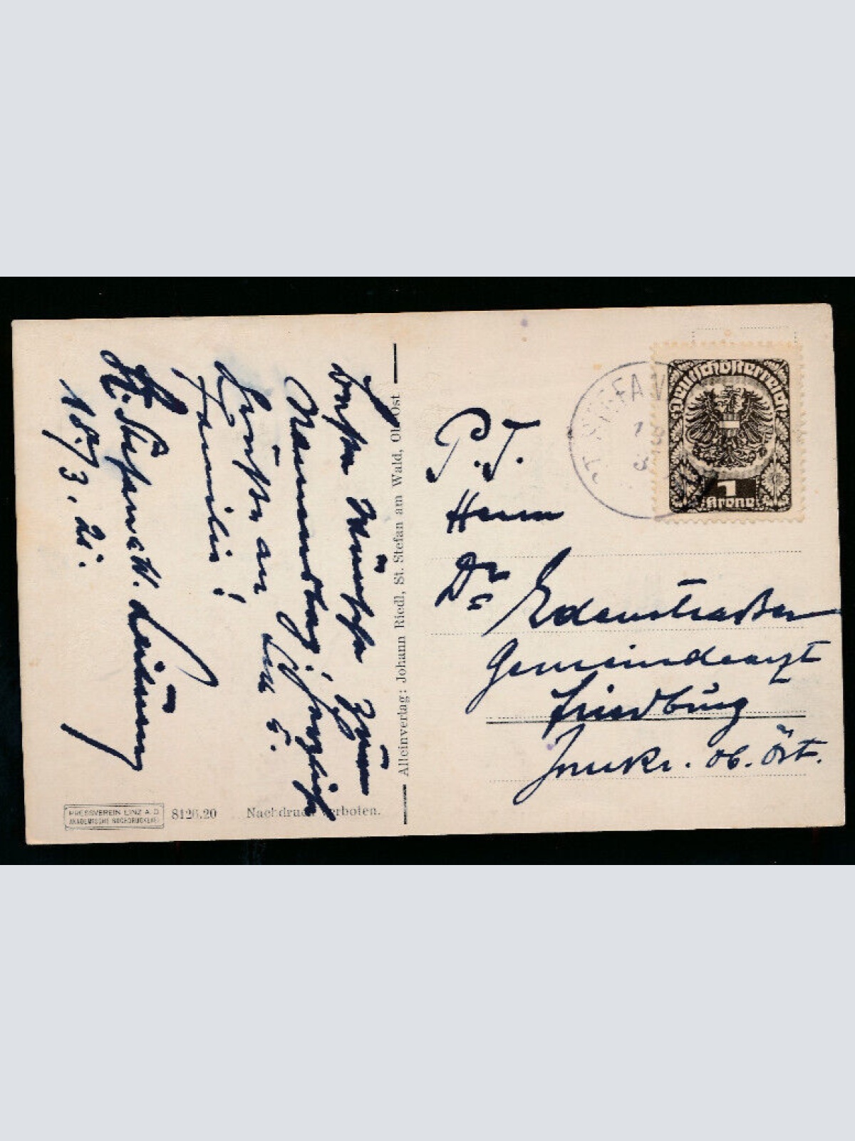 AK aus St.Stefan am Wald Oberösterreich (3362)