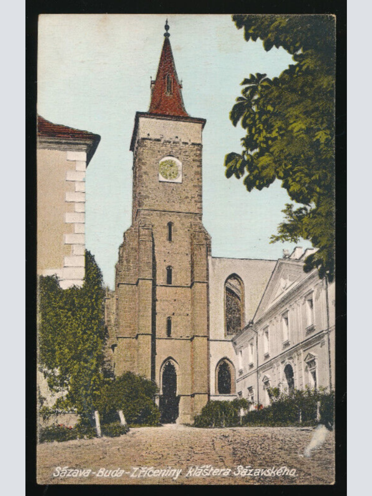 AK aus Sazava - Buda Zriceniny Tschechoslowakei (3328)