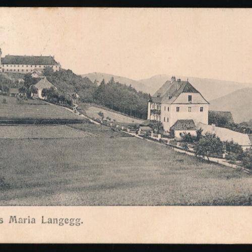 AK gruss aus Maria Langegg Niederösterreich (3151)