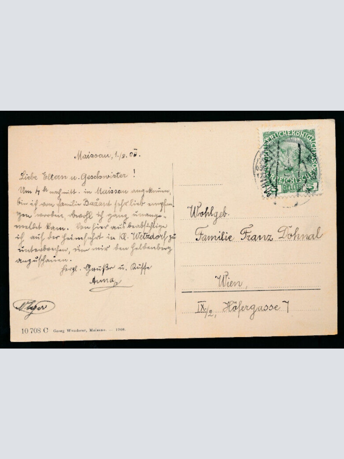 AK aus Maissau mit Schloss Niederösterreich (3152)