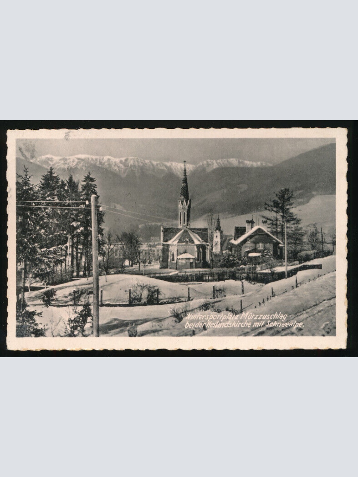 AK aus Mürzzuschlag mit Wintersportplatz Steiermark (3617)