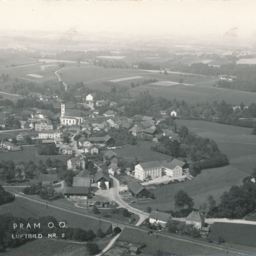 AK, Pram, Luftbild Nr. 2, Oberösterreich (S324)