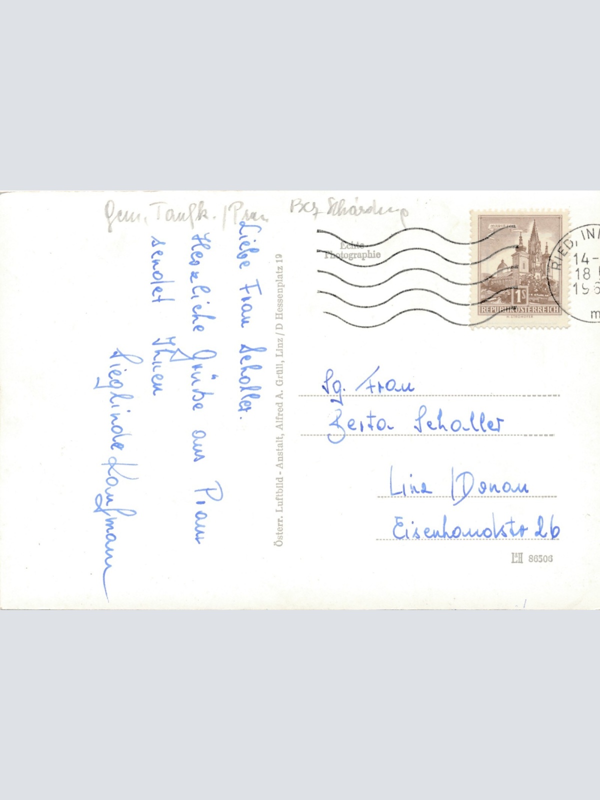 AK, Pram, Luftbild Nr. 2, Oberösterreich (S324)