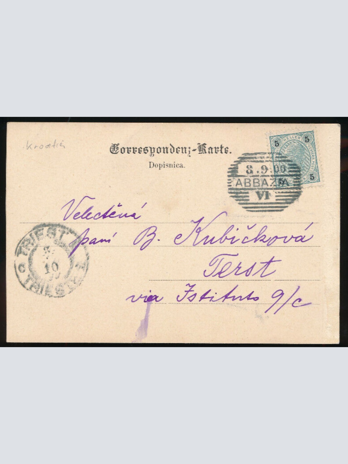 AK aus Abbazia Kroatien (3103)