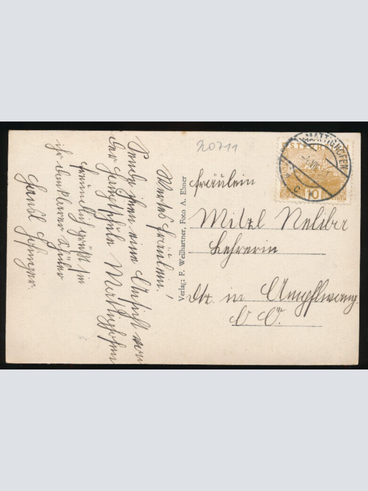 AK aus Mattighofen Villenviertel Oberösterreich (2904)