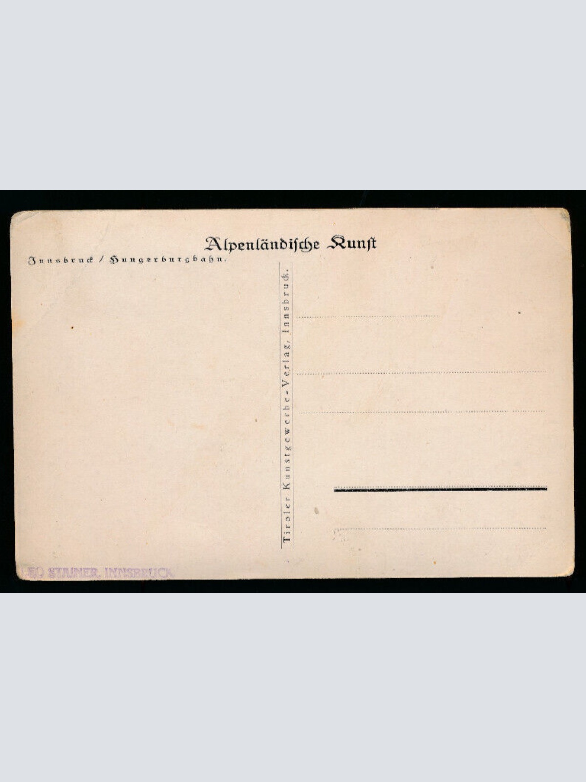 AK aus Innsbruck Hungerburgbahn Tirol (3575)