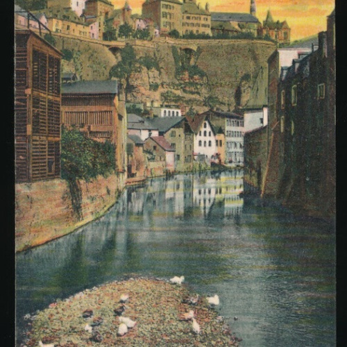 AK aus Luxemburg Vue prise du Pont du Grund (2890)