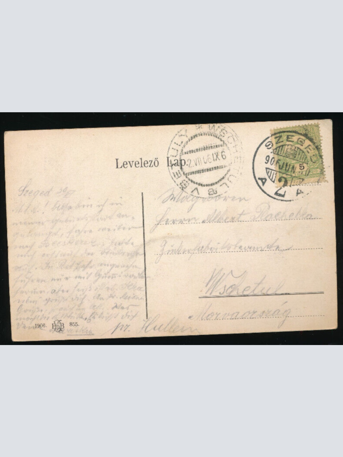 AK aus Szeged Varoshaz Ungarn (3060)