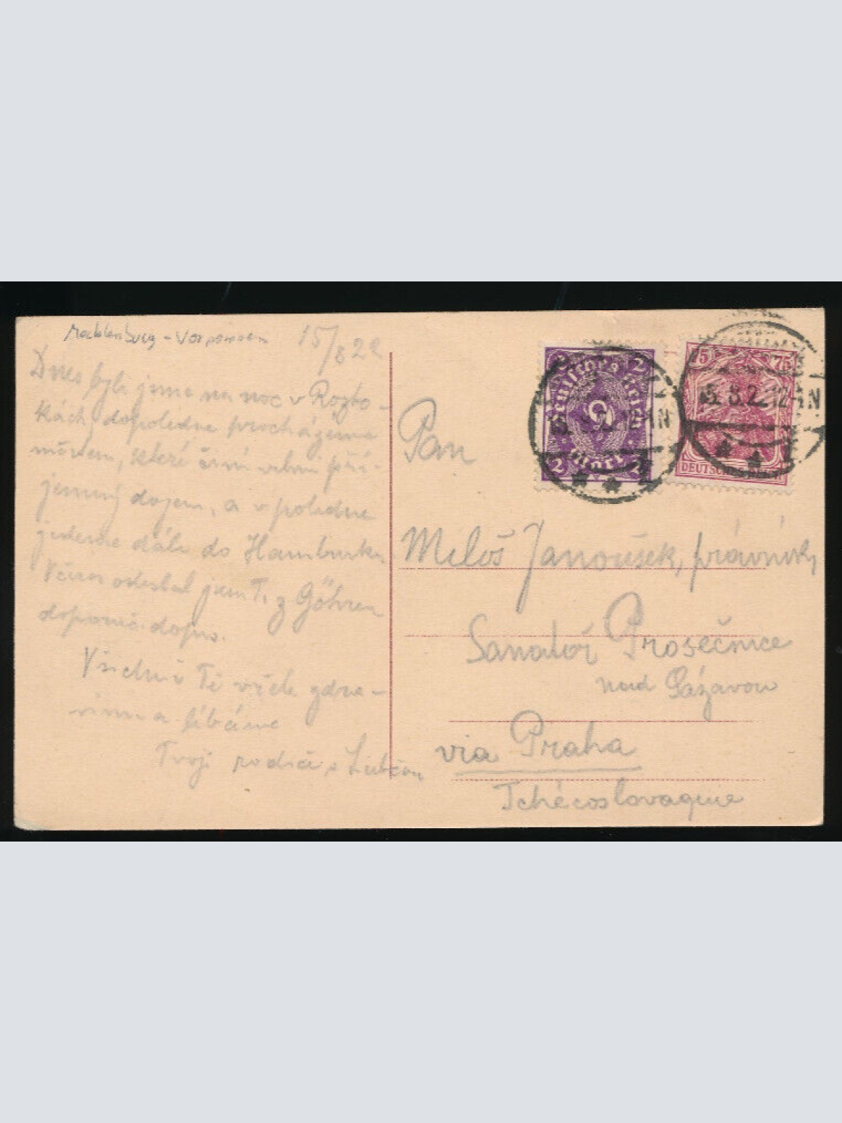 AK aus Rostock i/M Gesamtansicht Mecklenburg - Vorpommern (3567)