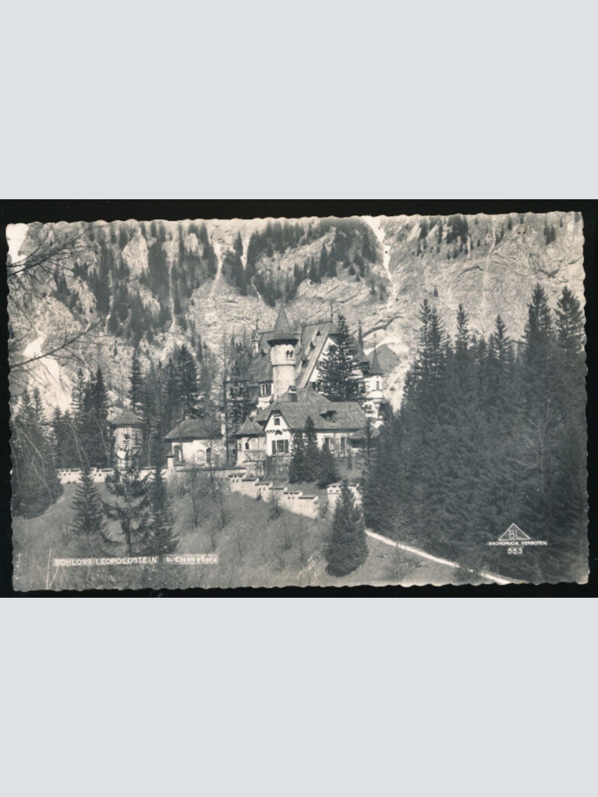 AK aus Eisenerz mit Schloss Leopoldstein Steiermark (3609)