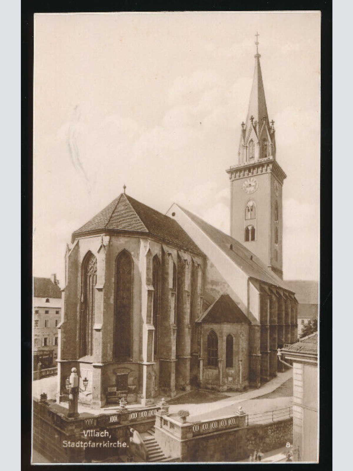 AK aus Villach Stadtpfarrkirche Kärnten (3588)