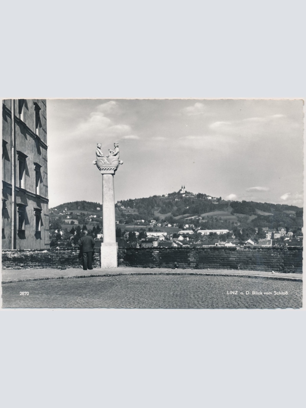 AK, Linz an der Donau, Blick vom Schloss, Oberösterreich (S360)
