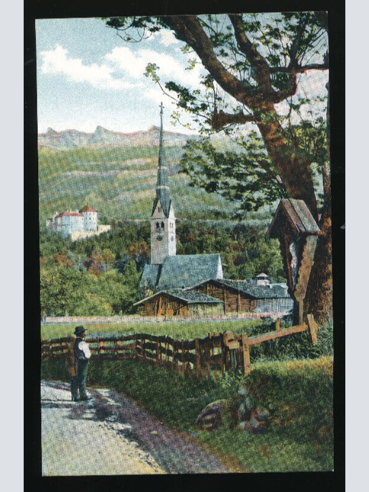 AK aus Amras mit Schloß Amras Tirol (3666)