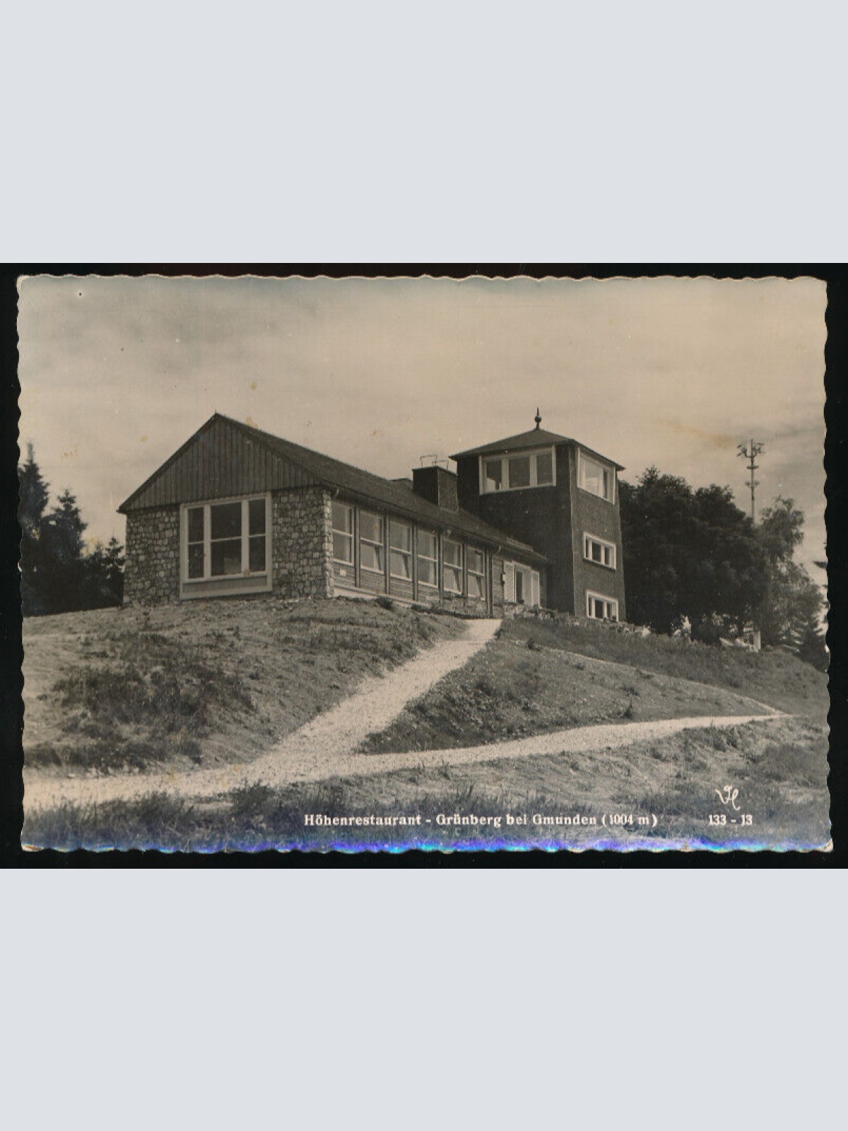 AK aus Grünberg bei Gmunden Höhenrestaurant Oberösterreich (3674)