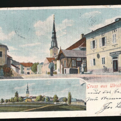 AK gruss aus Ulrichsberg Oberösterreich (3417)