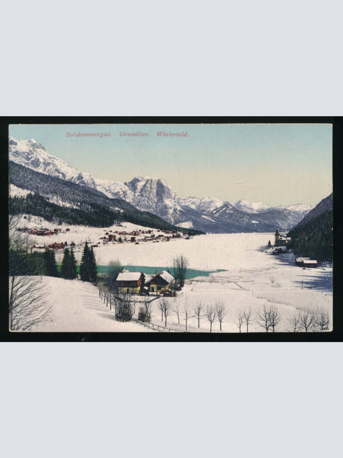 AK vom Grundlsee im Winter Steiermark (3385)