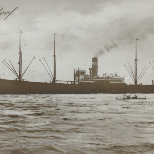 AK,Ludendorf, Dampfer (S277)