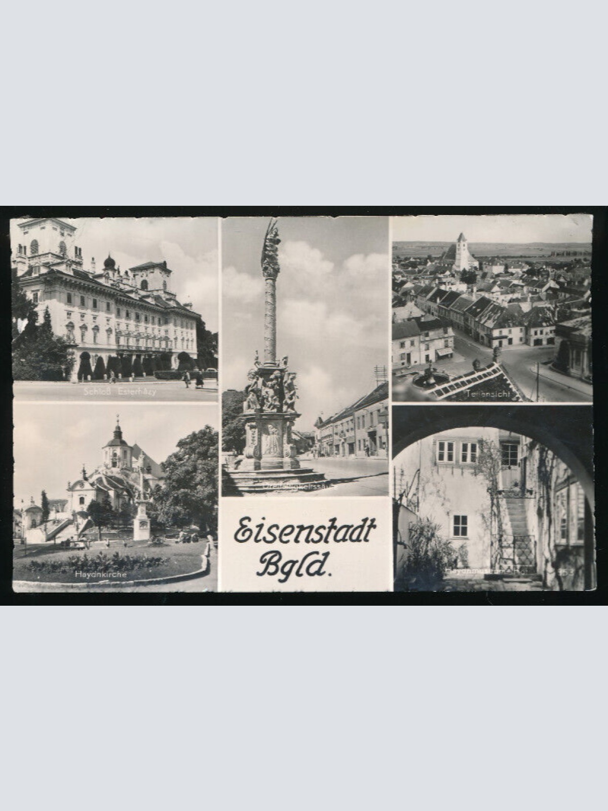 AK aus Eisenstadt Mehrbildkarte Burgeland (3832)