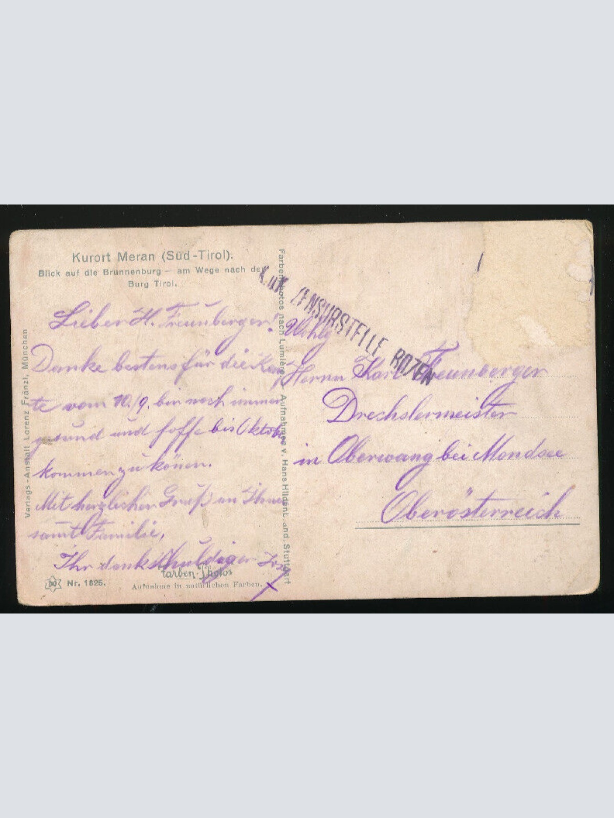 AK aus Meran - Merano Italien (3845)