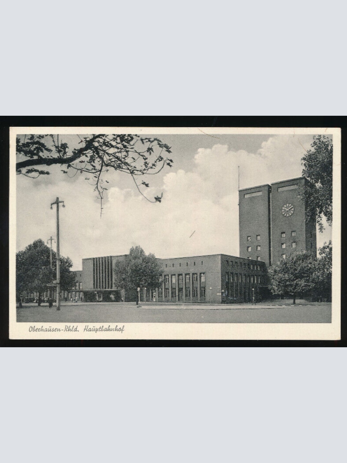 AK aus Oberhausen mit Hauptbahnhof Nordrheinwestalen (3862)