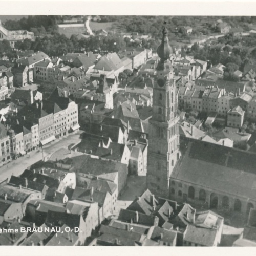 AK, Fliegeraufnahme Braunau, Oberösterreich,  Österreich (S263)