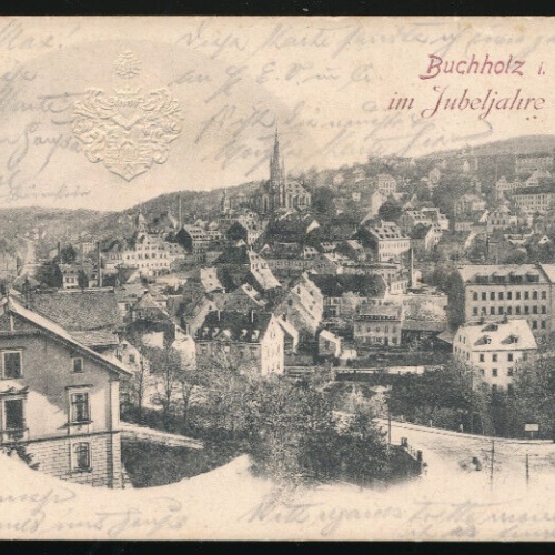 AK aus Buchholz Sachsen im Jubeljahre 1901 (3395)