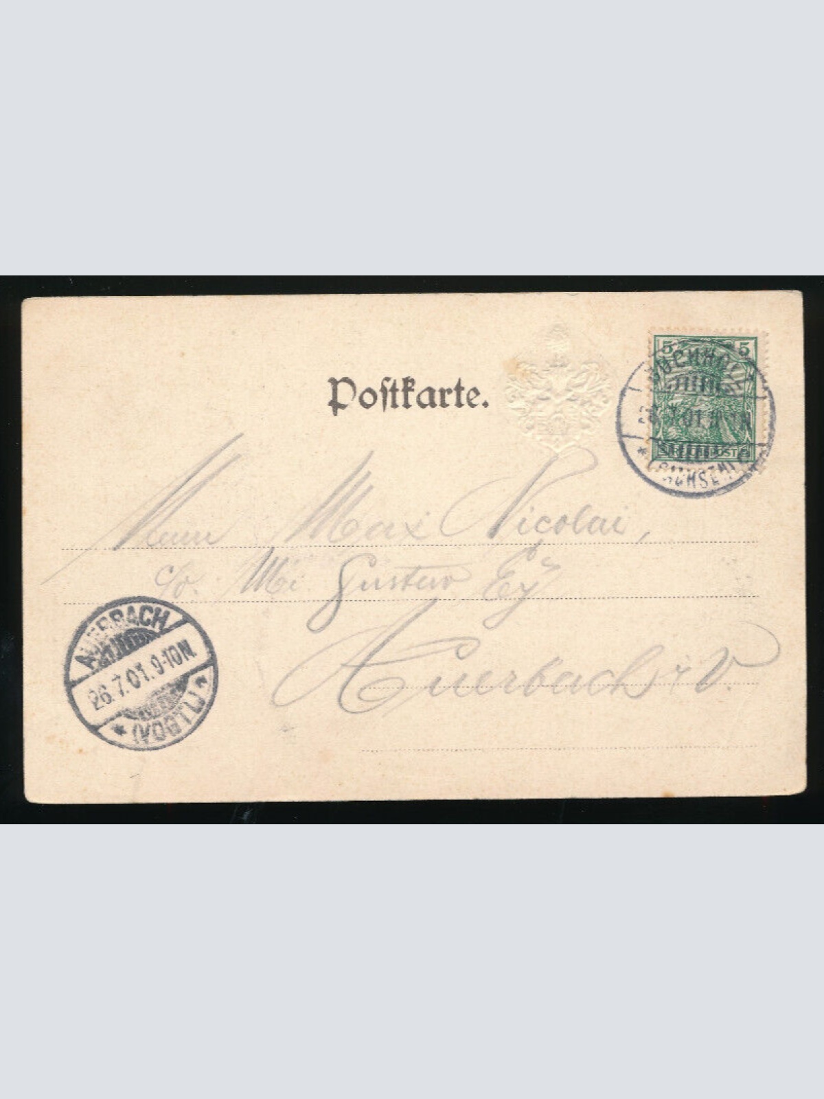 AK aus Buchholz Sachsen im Jubeljahre 1901 (3395)