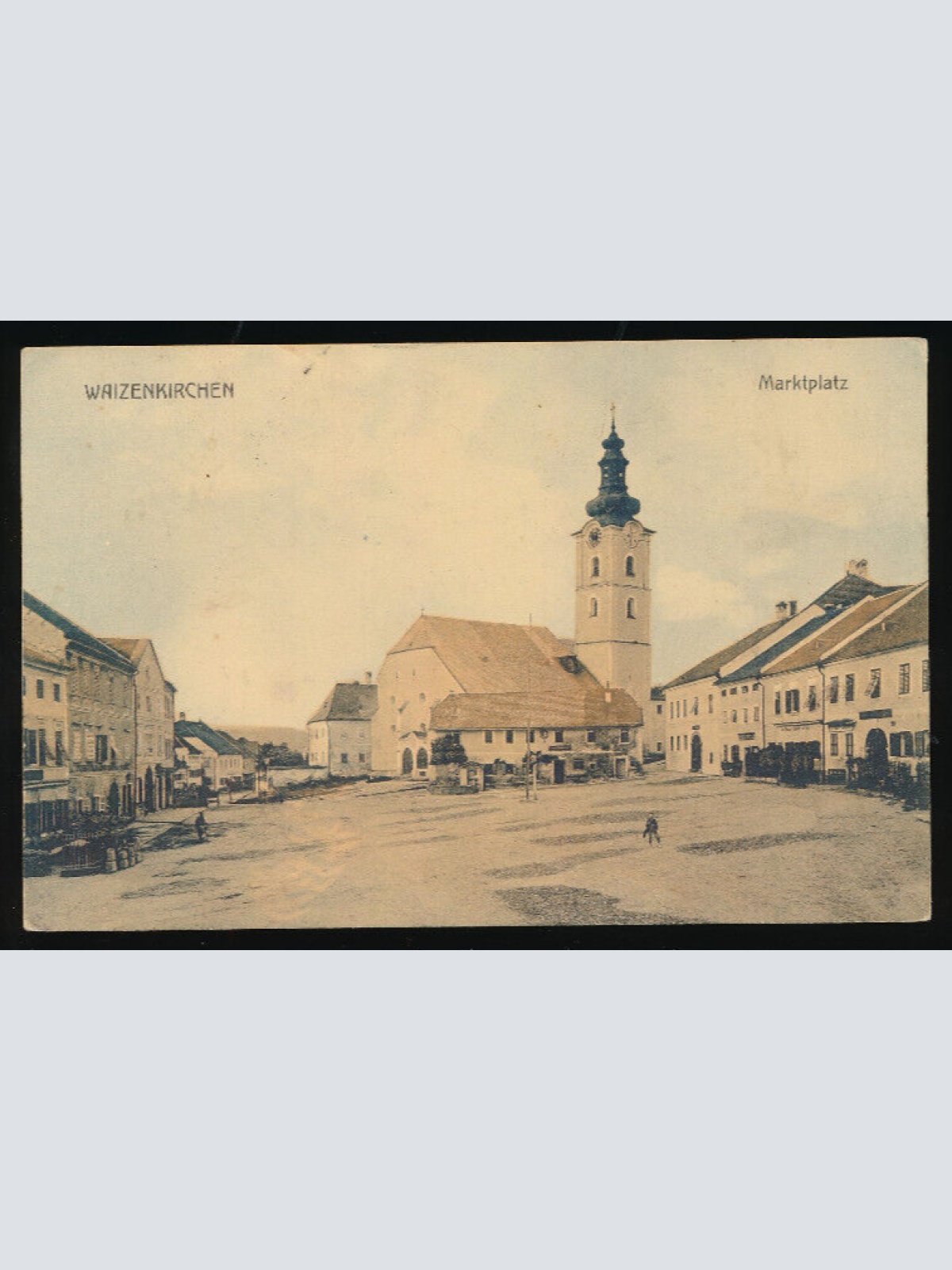 AK aus Waizenkirchen Marktplatz Oberösterreich (3427)
