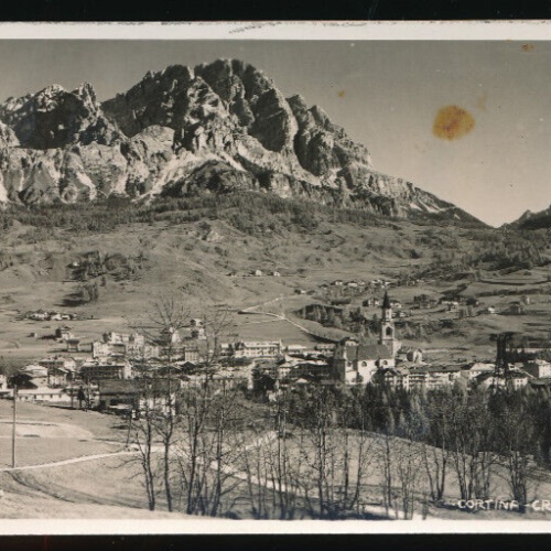 AK aus Cortina D´ Ampezzo Cristallo Italien (3852)