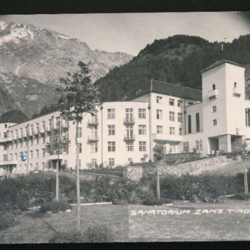 AK aus Zams mit Sanatorium Tirol (3874)