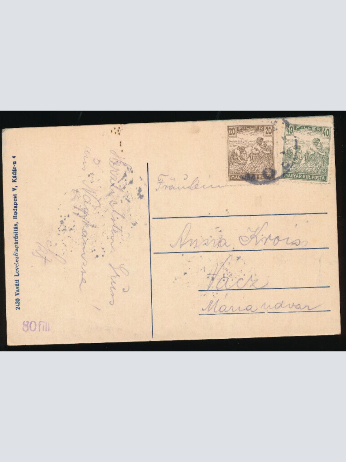 AK aus Nagykanizsa Föut Ungarn (3443)