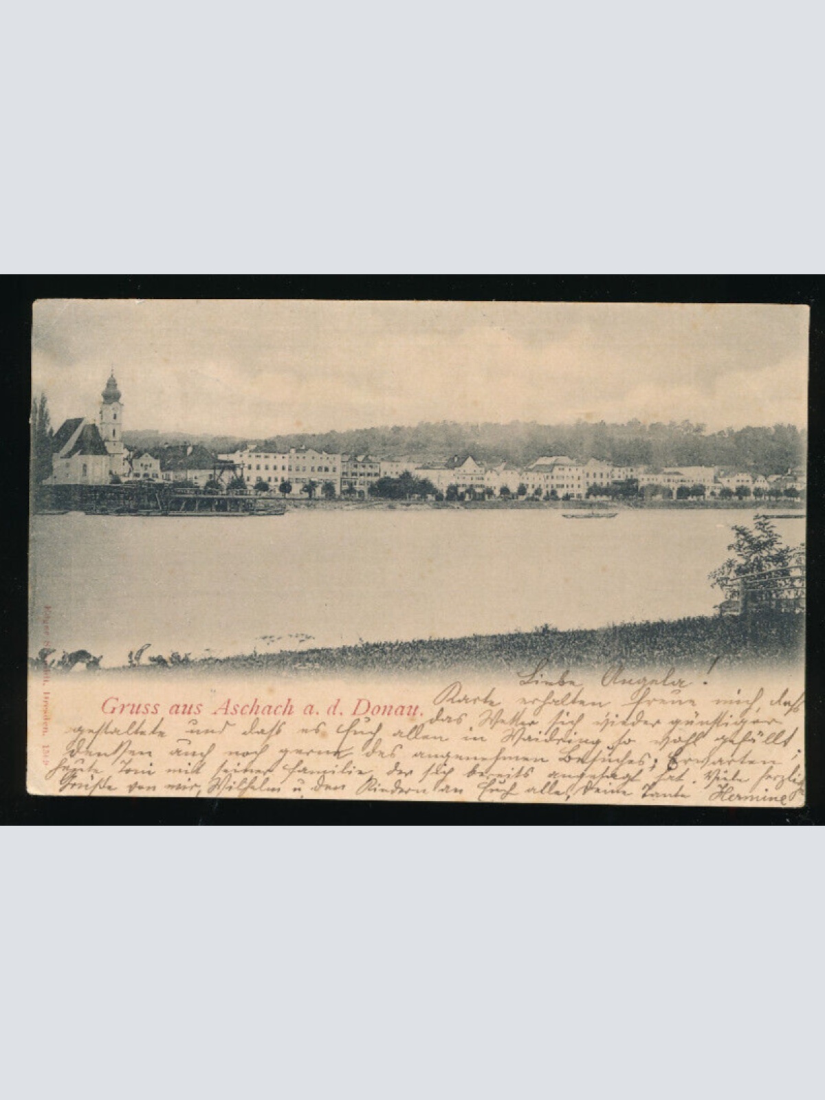 AK aus Aschach an der Donau Oberösterreich (L3763)