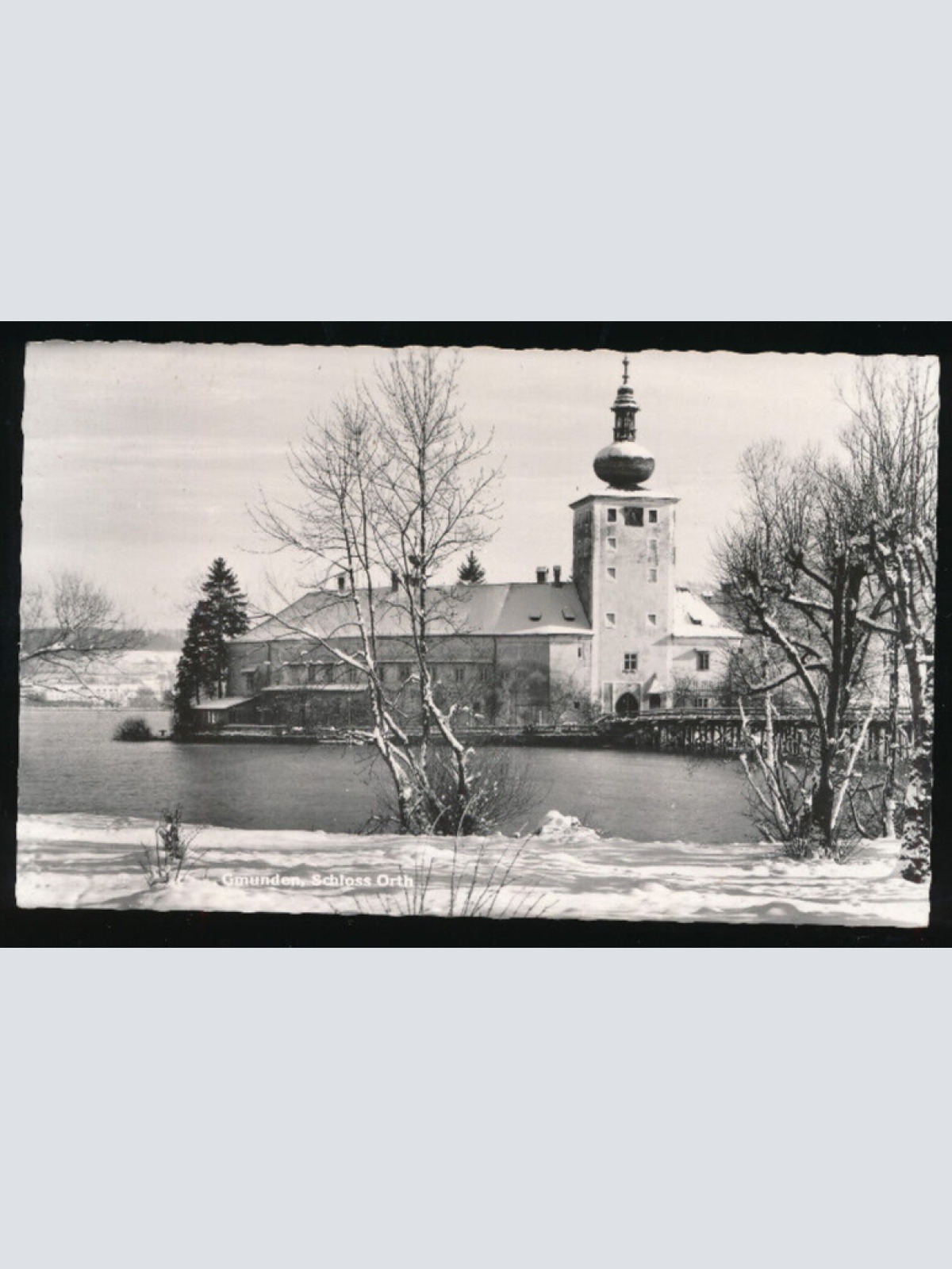 AK aus Gmunden mit Schloss Orth Oberösterreich (L3801)