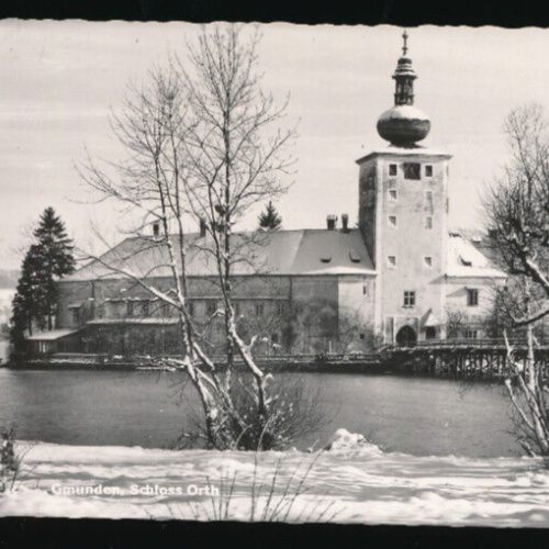 AK aus Gmunden mit Schloss Orth Oberösterreich (L3801)