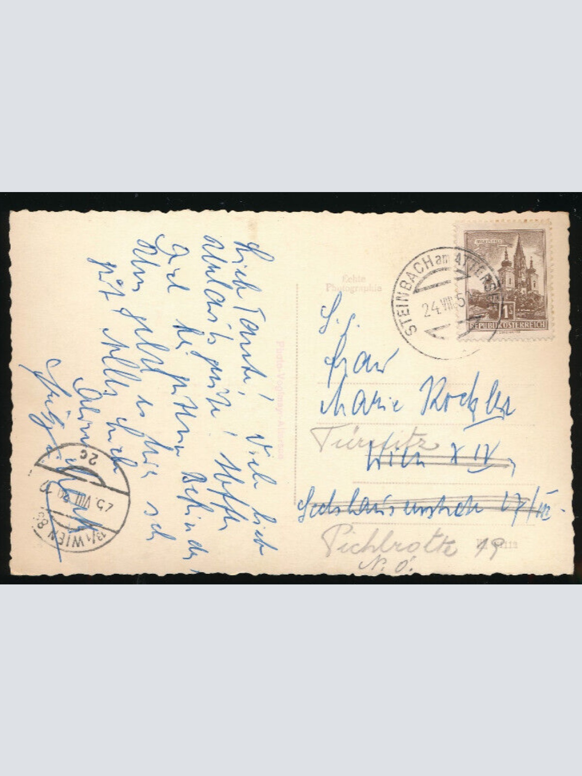 AK aus Steinbach am Attersee Oberösterreich (L3804)