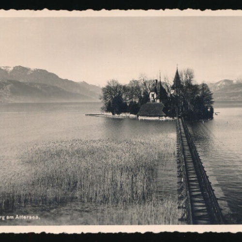 AK aus Seewalchen am Attersee mit Insel Litzlberg Oberösterreich (L3805)