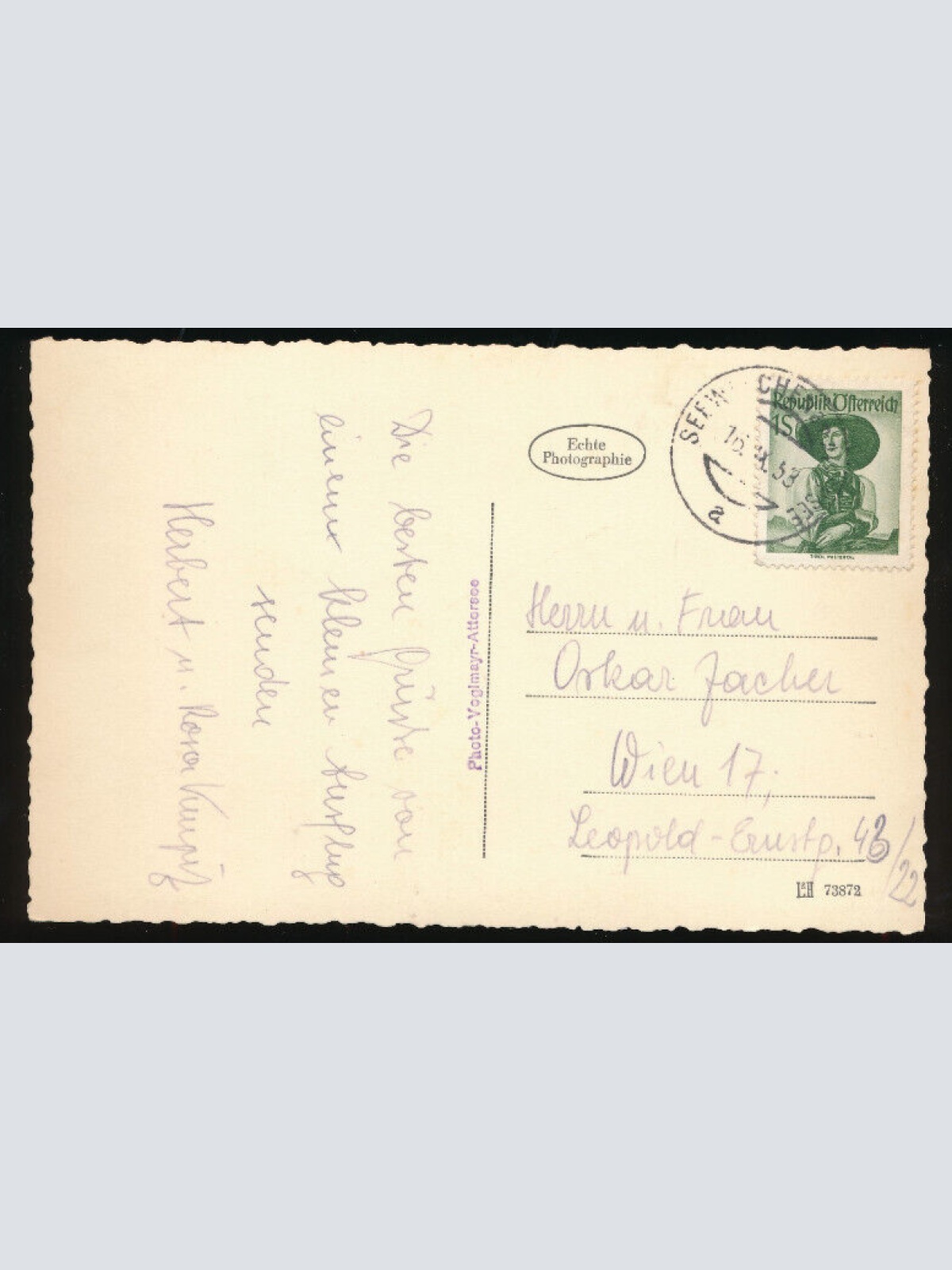 AK aus Seewalchen am Attersee mit Insel Litzlberg Oberösterreich (L3805)