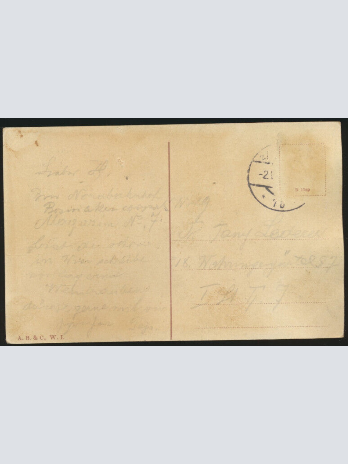 AK aus Wien Aspernplatz mit Urania Wien (3821)