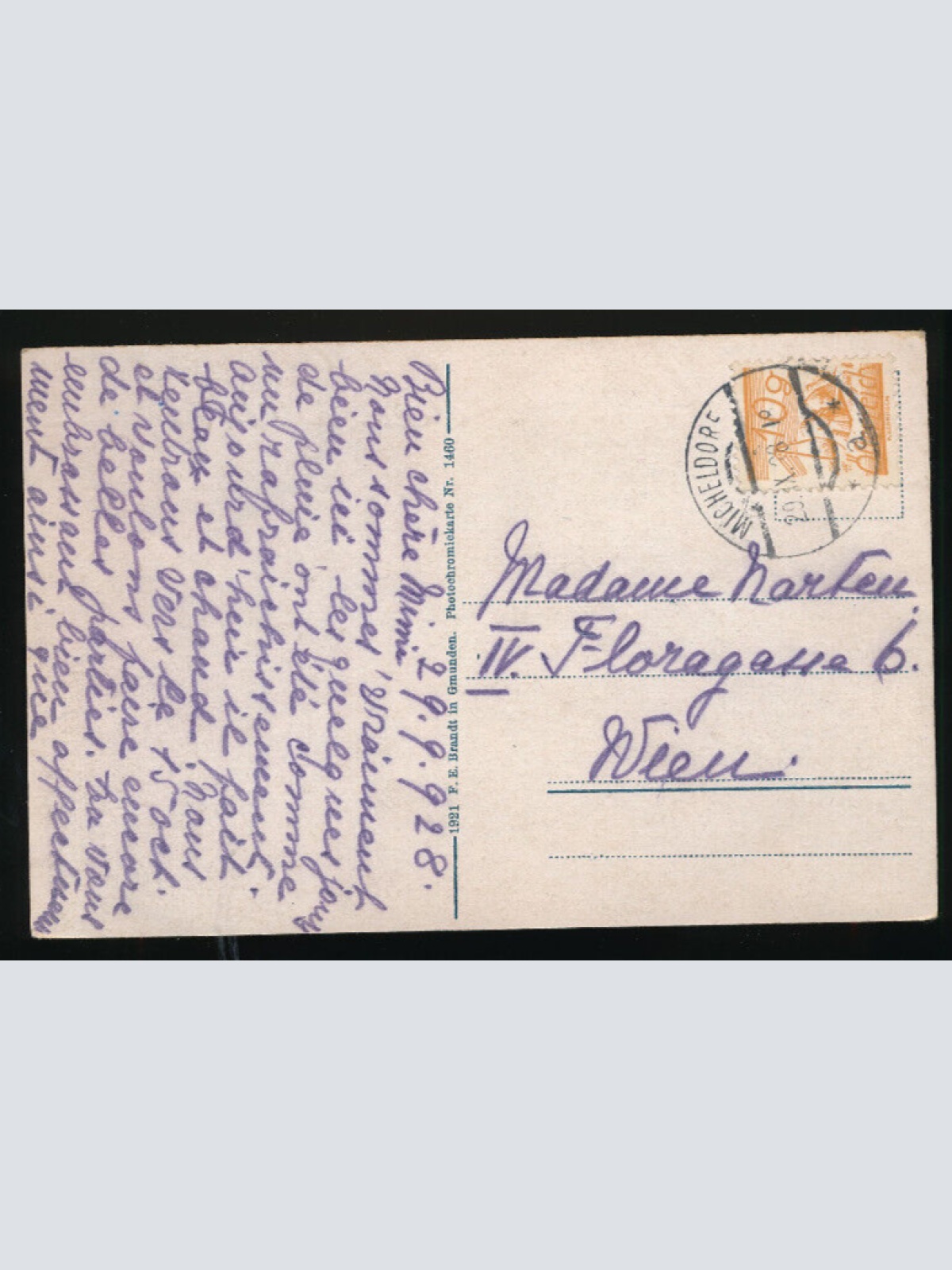 AK aus Micheldorf mit der Kremsmauer Oberösterreich (3942)