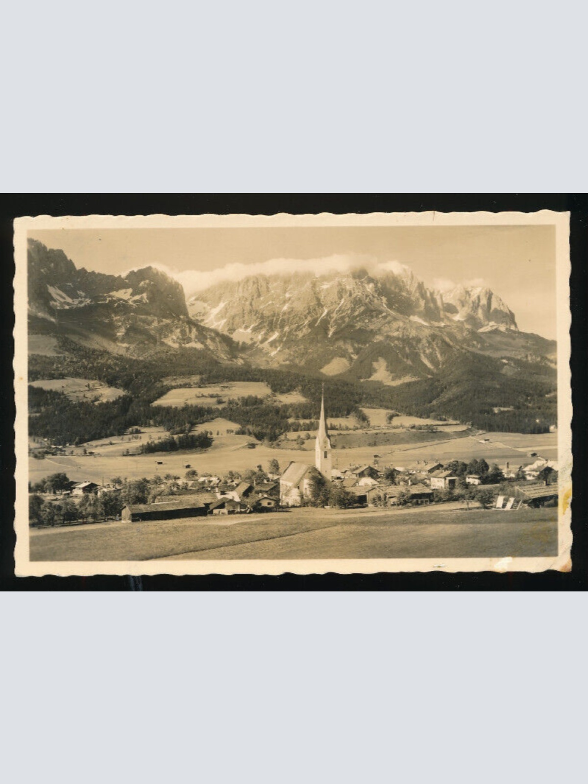 AK aus Ellmau mit Wilden Kaiser Tirol (3876)