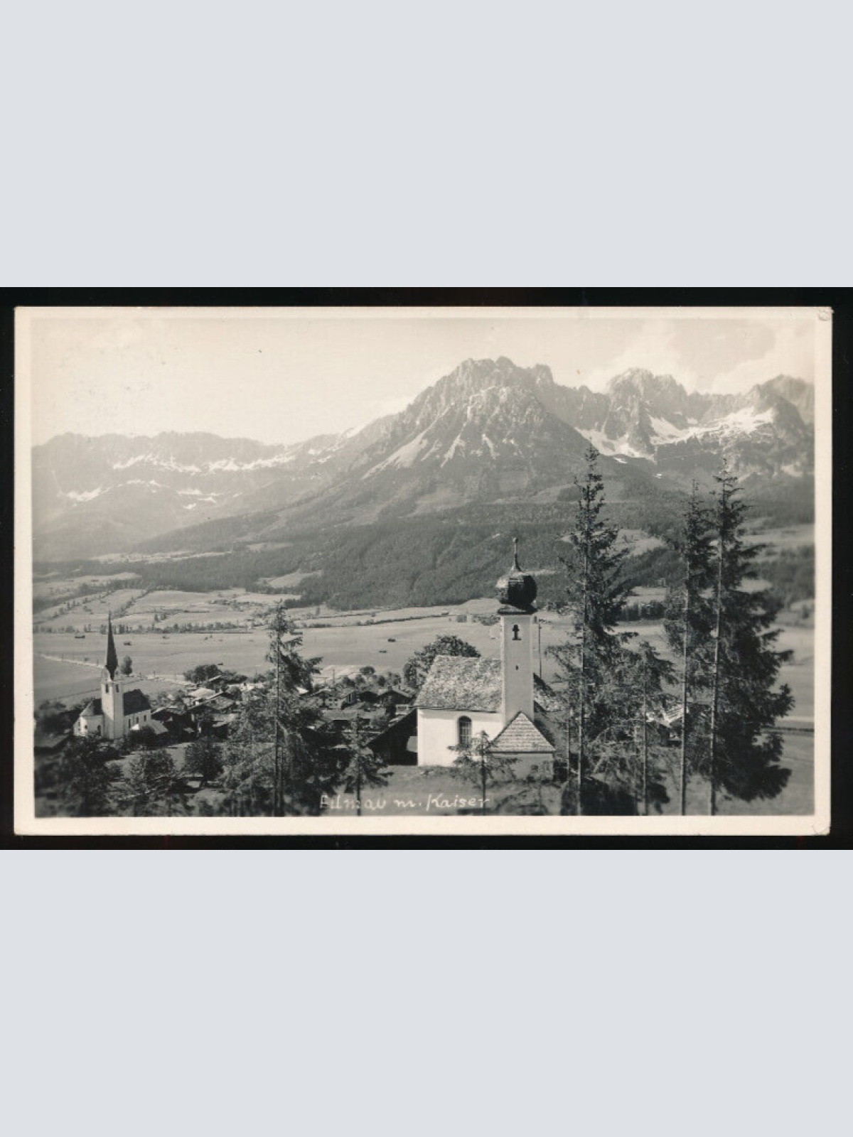 AK aus Ellmau mit Wilden Kaiser Tirol (3877)