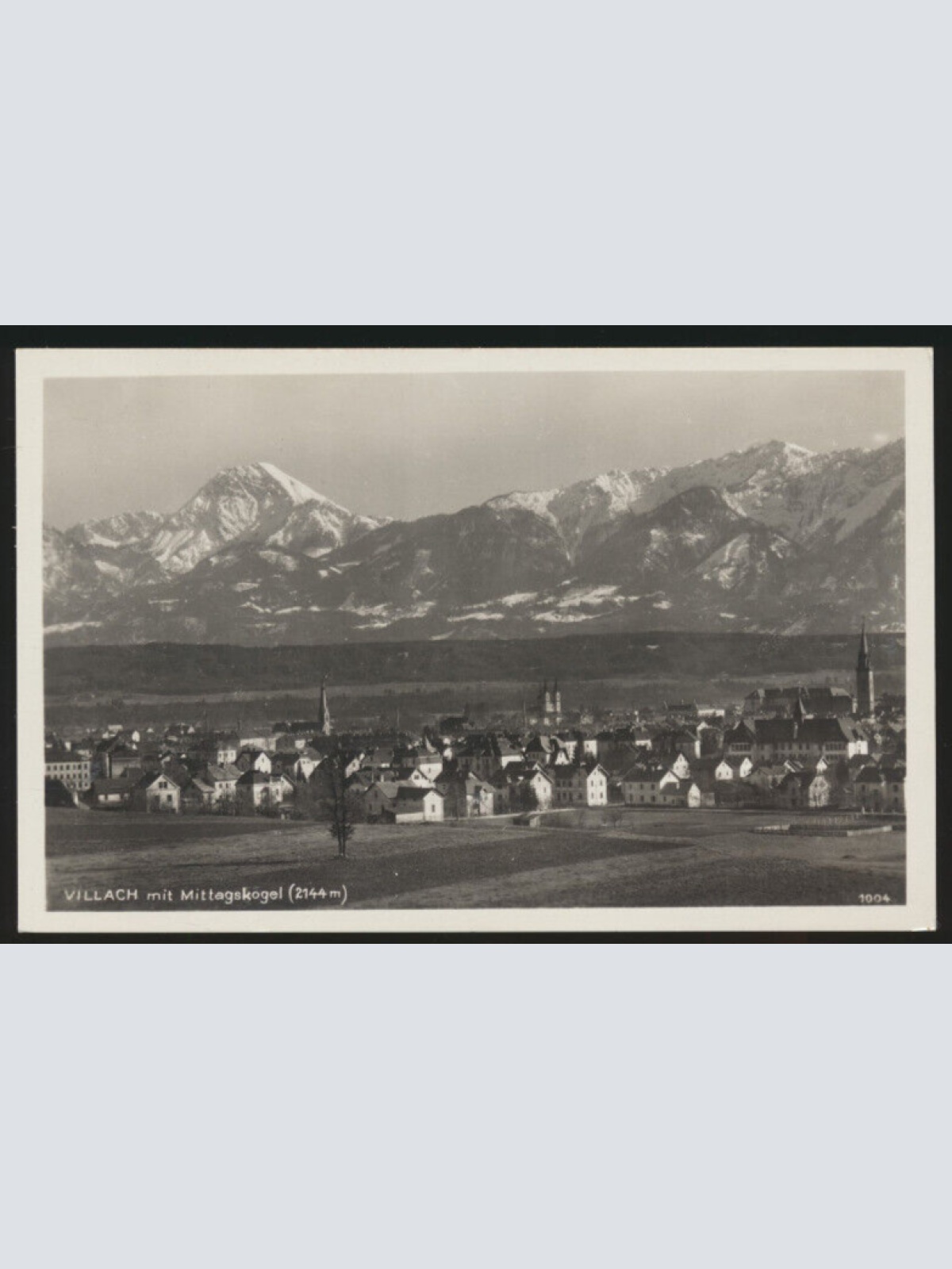 AK aus Villach mit Mittagskogel Kärnten (4300)